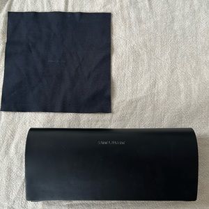 YSL BLACK SUNGLASS CASE